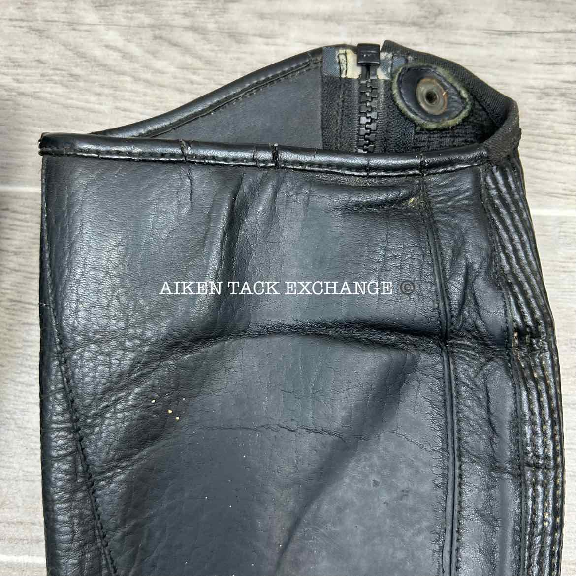 The Elite Leather Half Chaps, Size TL - S