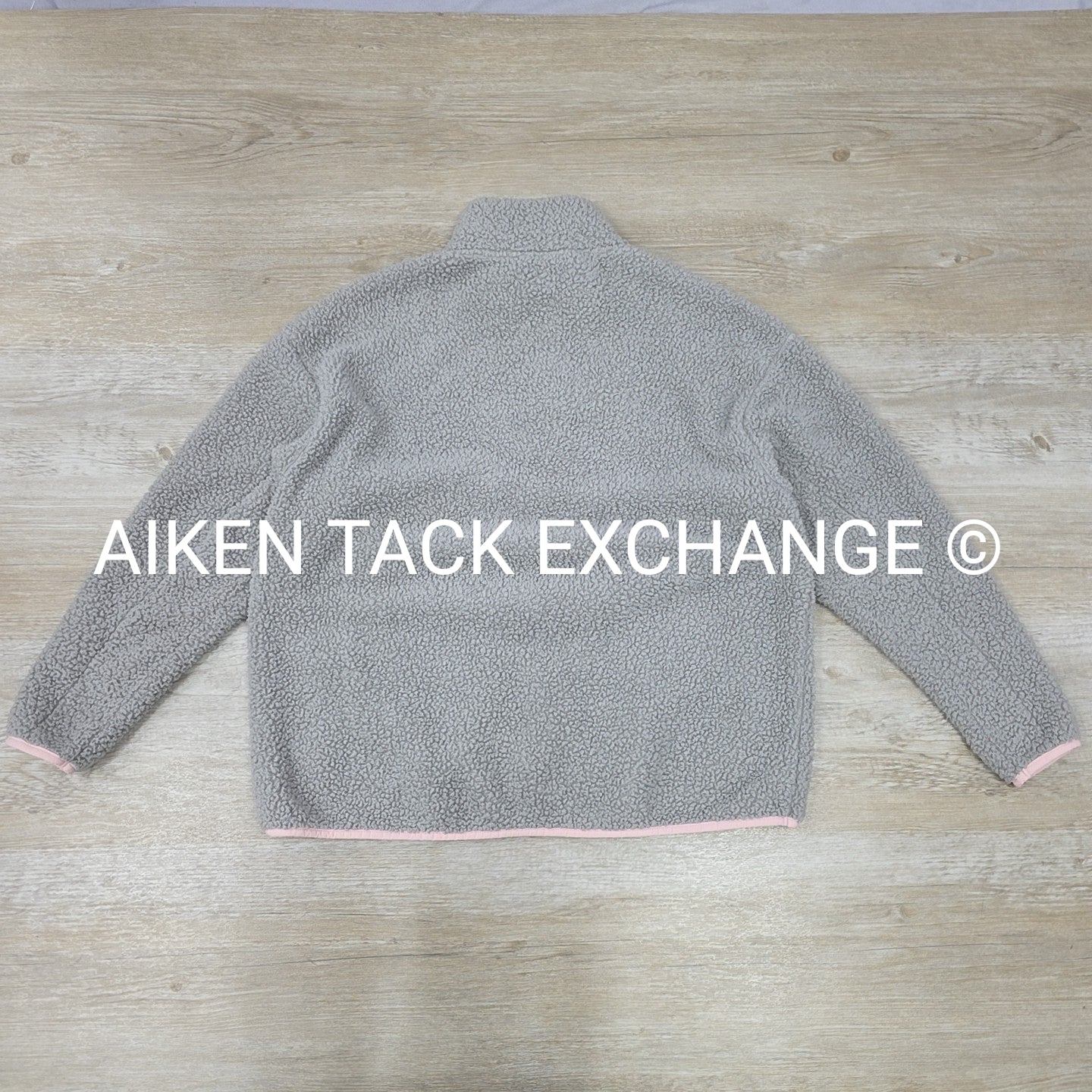 Sherpa Fleece Pull Over Sweater, Size Large