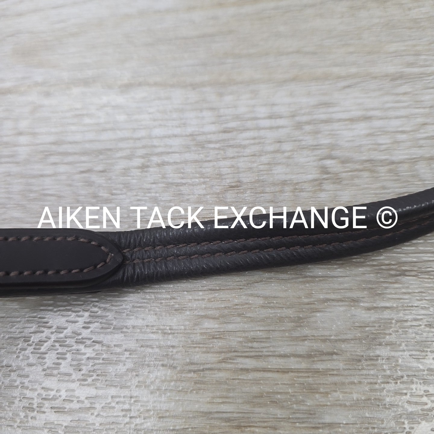 Flexible Fit Padded Leather Reins, Brown, Cob