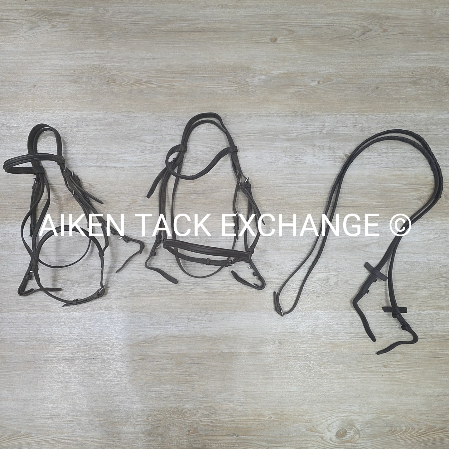 BARGAIN BUNDLE: 2 Bridles & 1 Pair Laced Reins