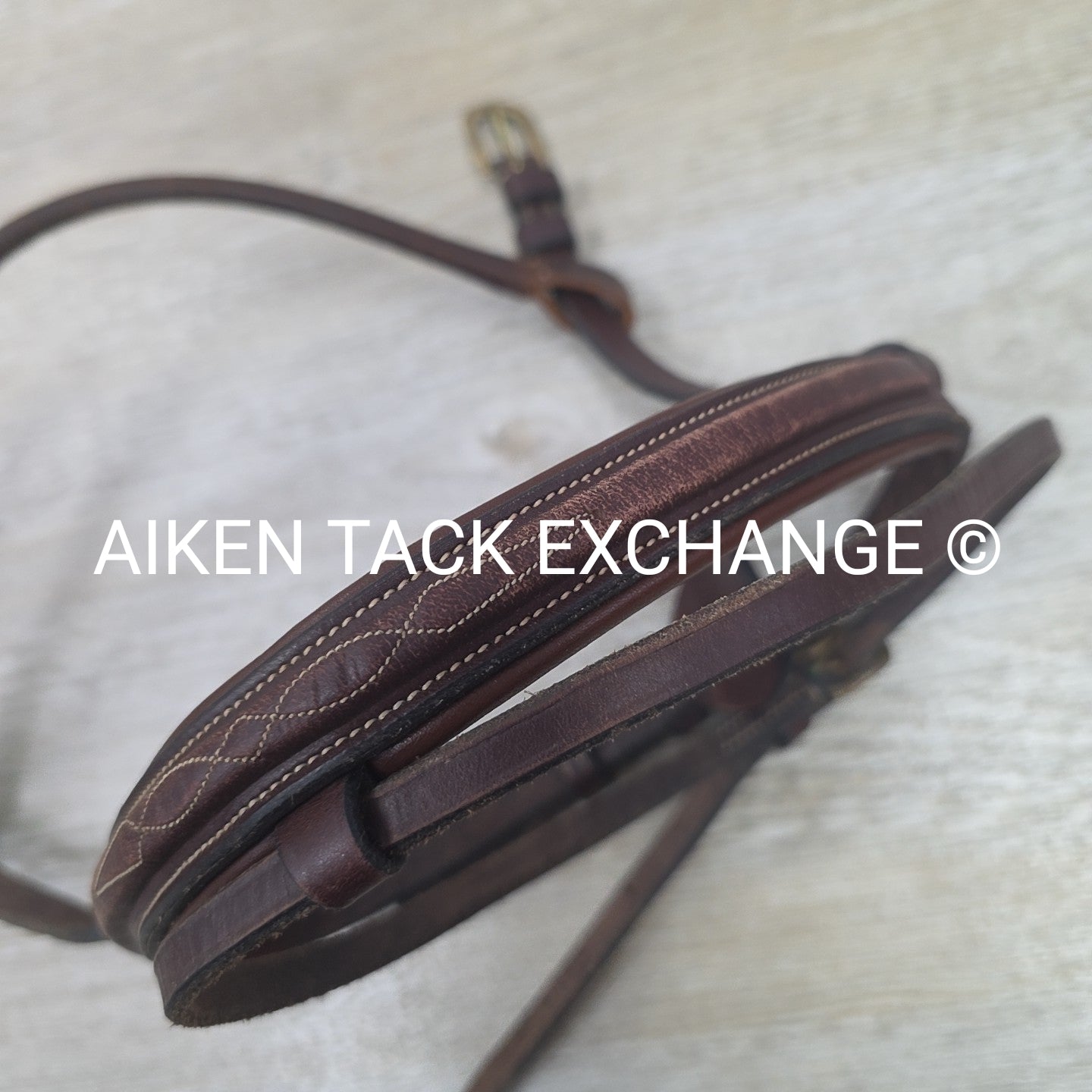 BARGAIN BUNDLE: Flash Dressage Bridle, Fancy Stitched Flash Noseband & Plain Rai