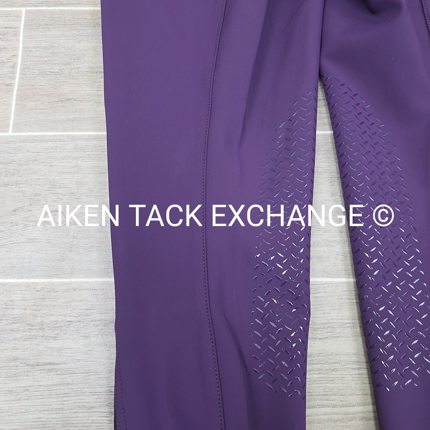 KL Select Gabrielle Knee Patch Breeches, Purple, Women's Size 34R