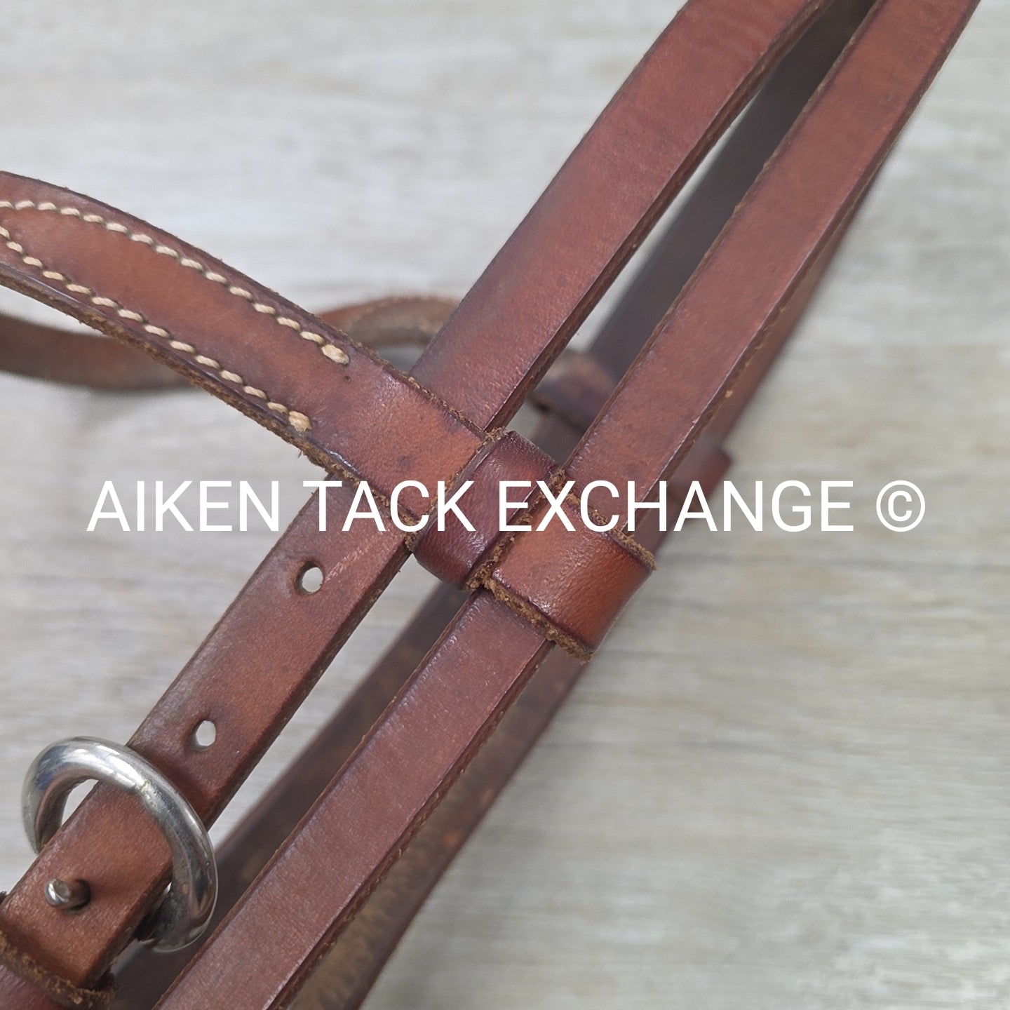 Western Browband Headstall, No Reins, Brown, Size Full