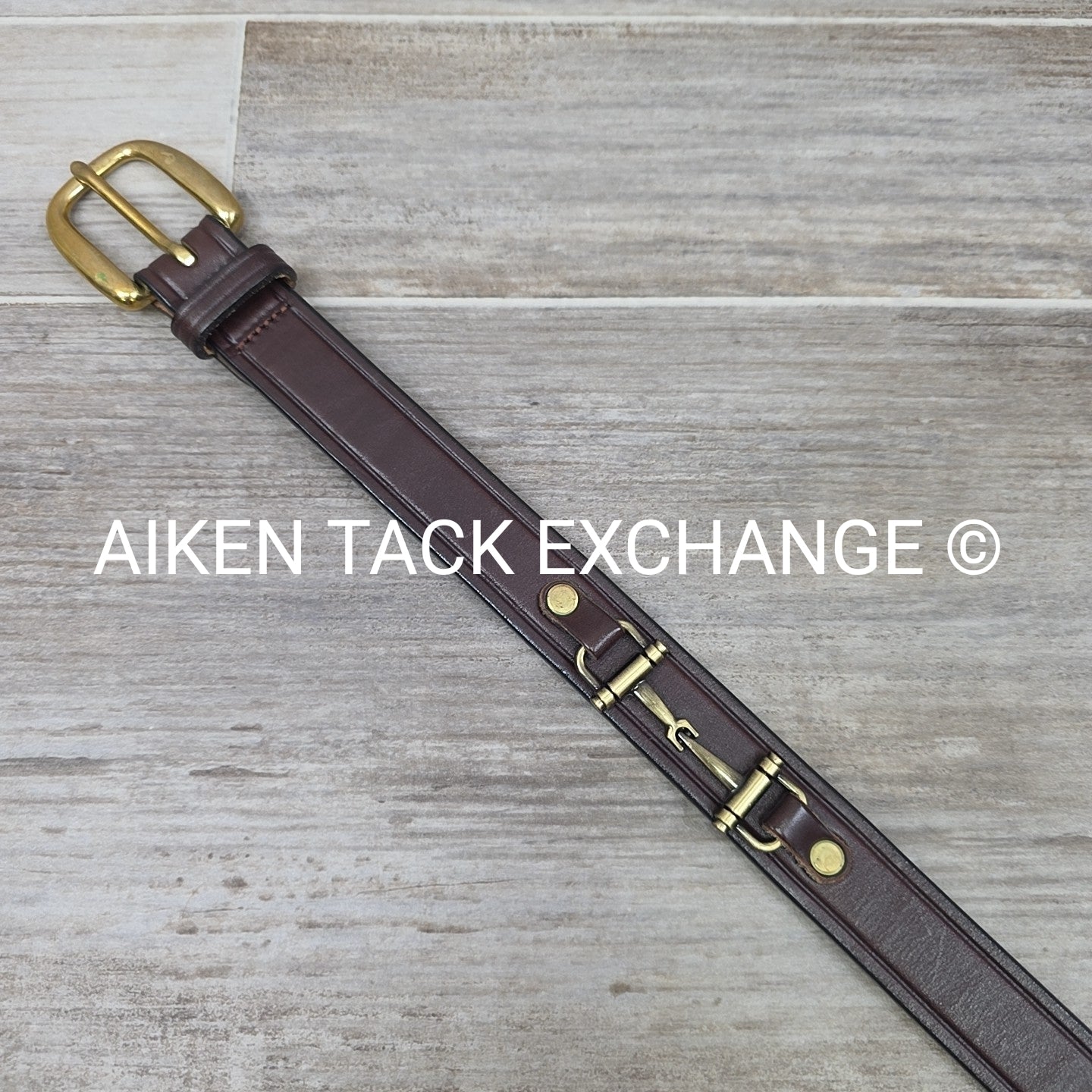 Tory Leather Snaffle Bit Belt, 38
