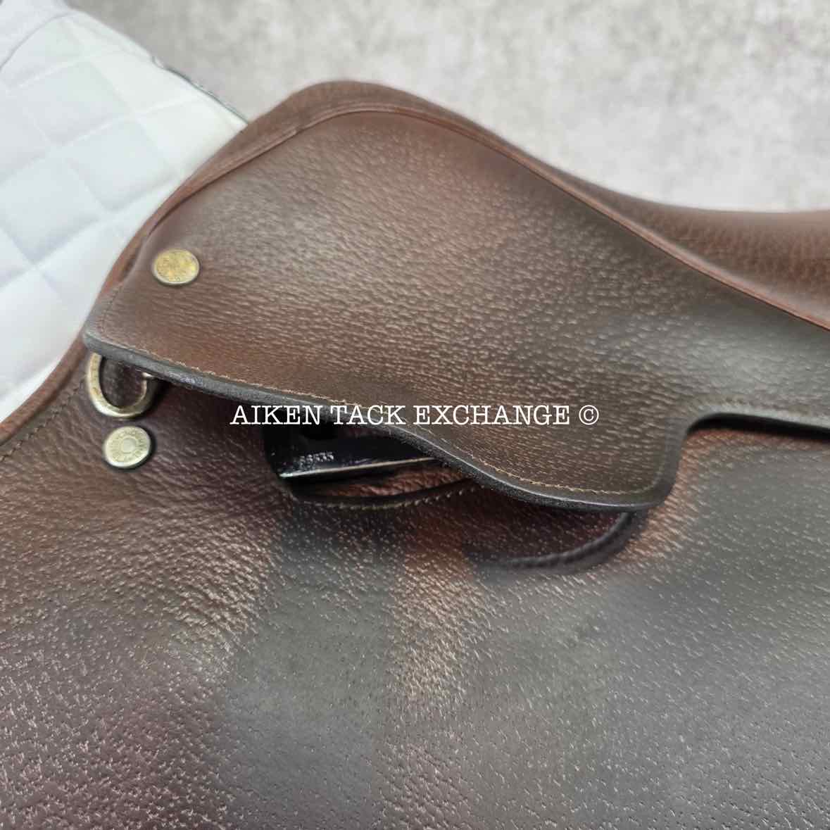 Crosby Miller's Prix Des Nations Close Contact Saddle, 17.5" Seat, Medium Tree, Foam Panels