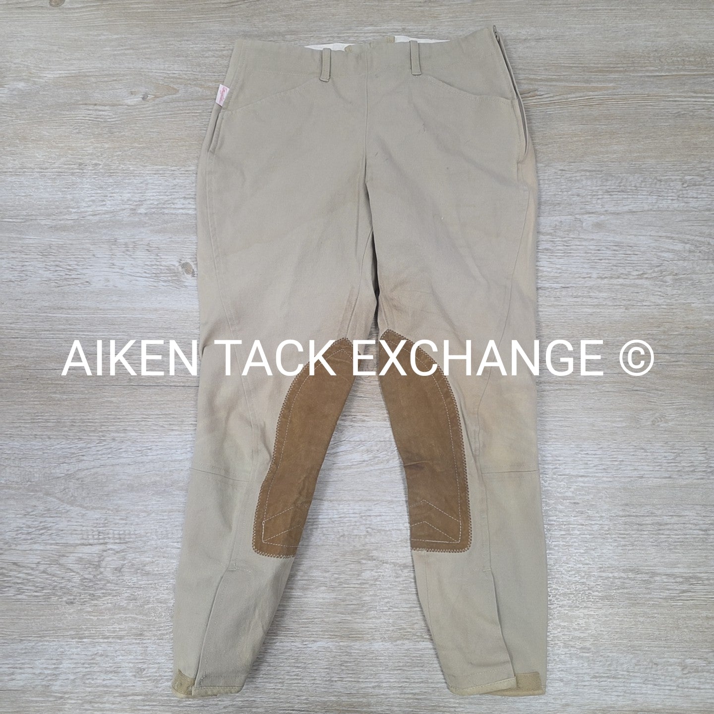 Tailored Sportsman Side Zip Knee Patch Breeches, Women's 28