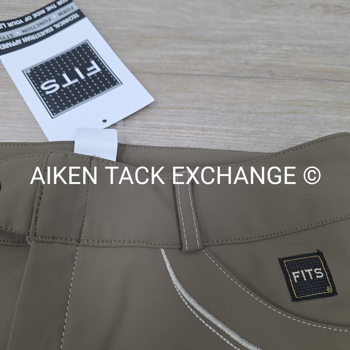 FITS Abbey Silicone Grip Knee Patch Breeches, Size Small