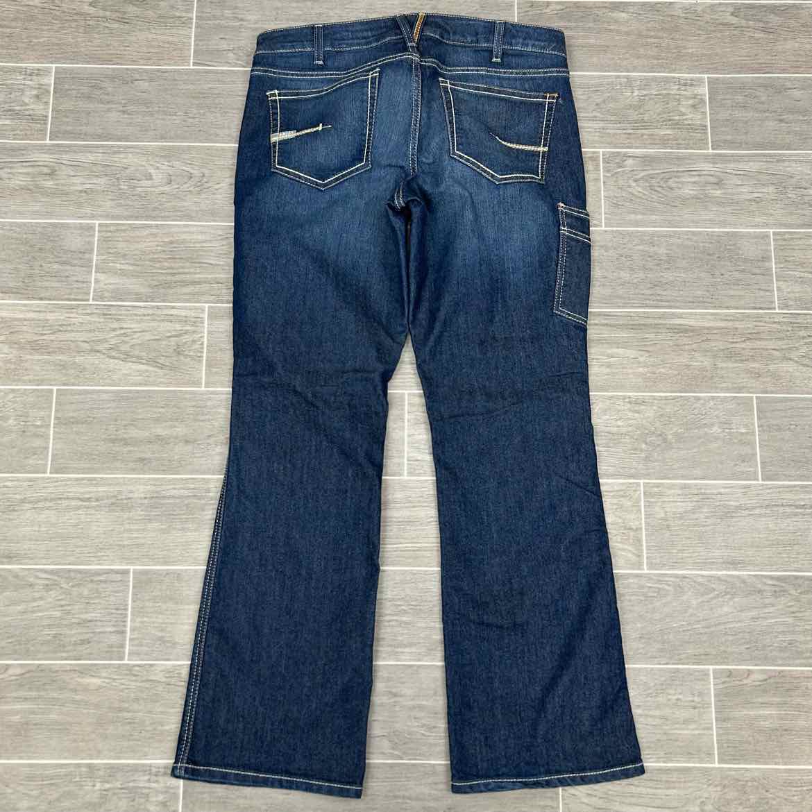Ariat Rebar Mid Rise Boot Cut Jeans, Size 33 R