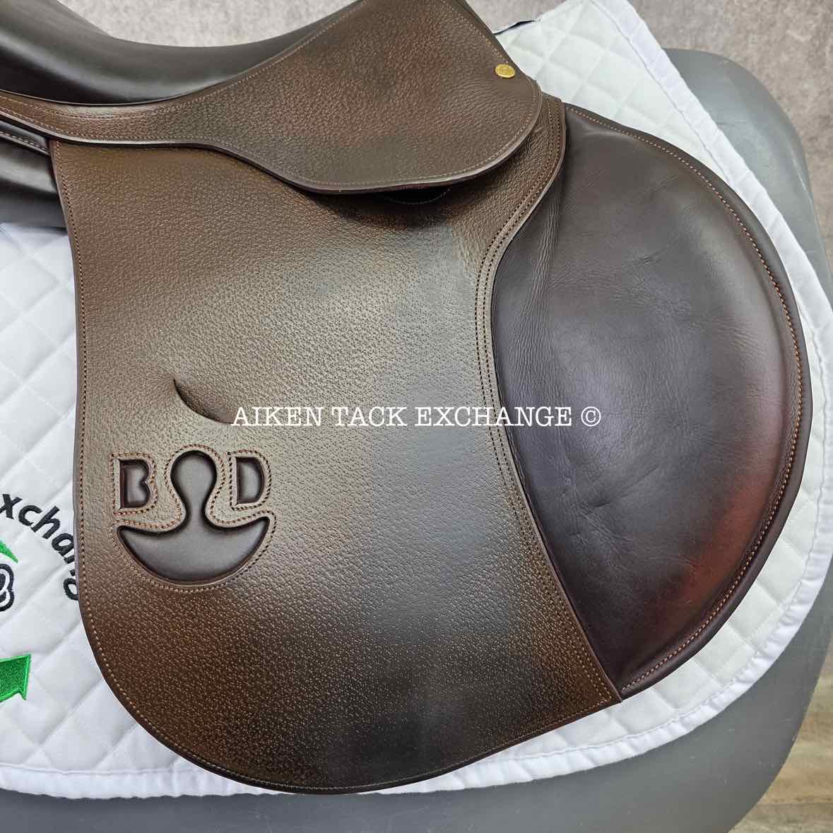 **SOLD** 2014 Bruno Delgrange Virtuose Jump Saddle, 17.5" Seat, 5X Flap, Medium Tree, Foam Panels