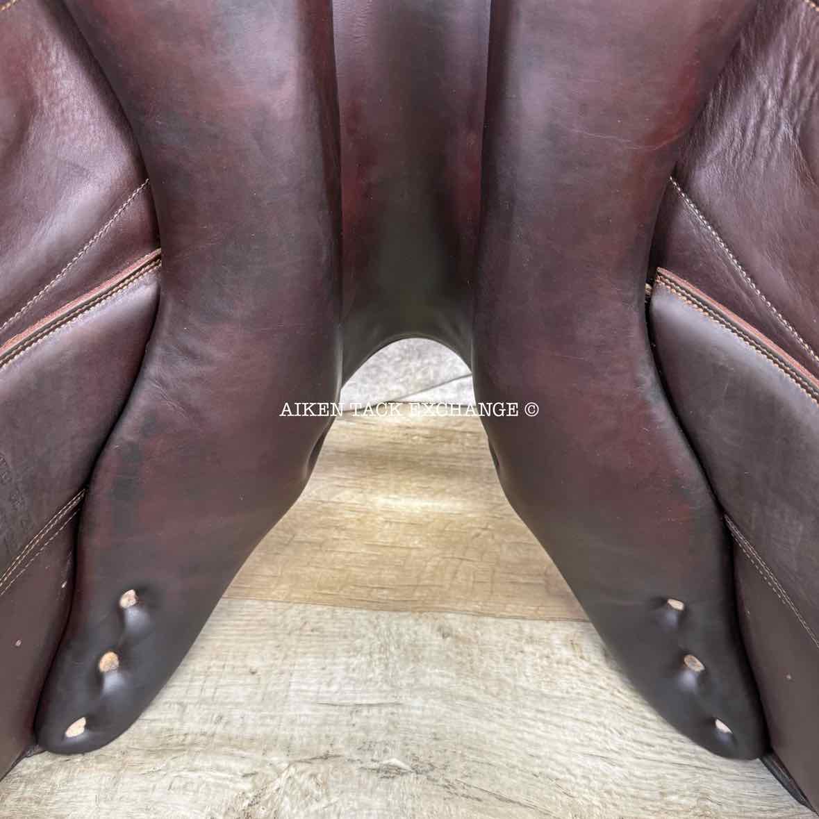 2013 CWD SE09 Monoflap Jump Saddle, 17" Seat, 2A Flap, Medium Tree, Foam Panels