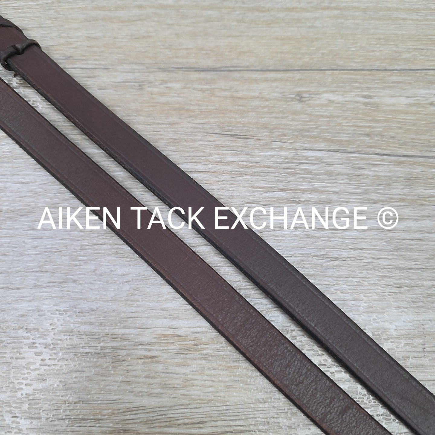 Plain Laced Reins, Brown, 58"