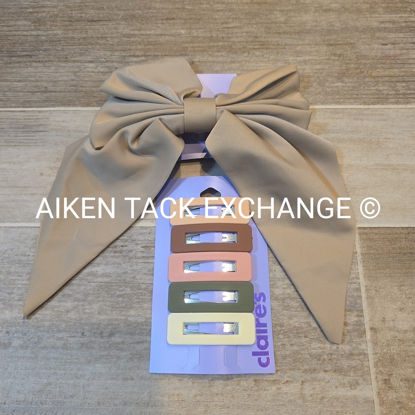 Claire's Hair Clip Bundle - 5 Small, 1 Large