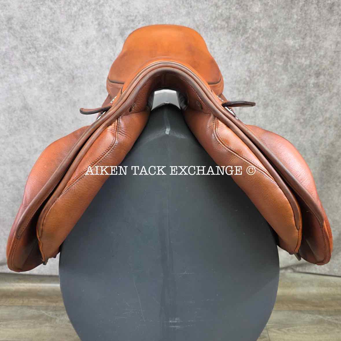2012 Bliss of London Liberty Jump Saddle, 17" Seat, Medium Wide Tree, Wool Flocked Panels