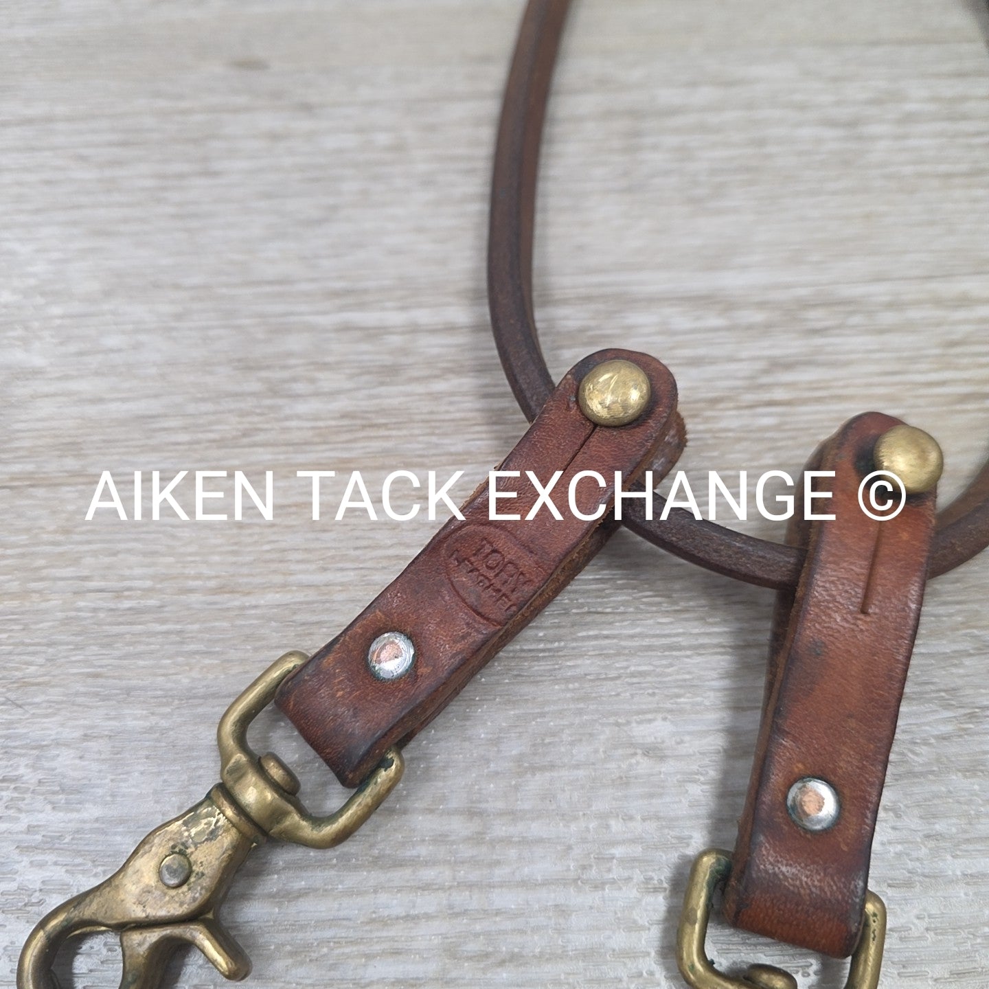Tory Leather Pulley Draw Reins
