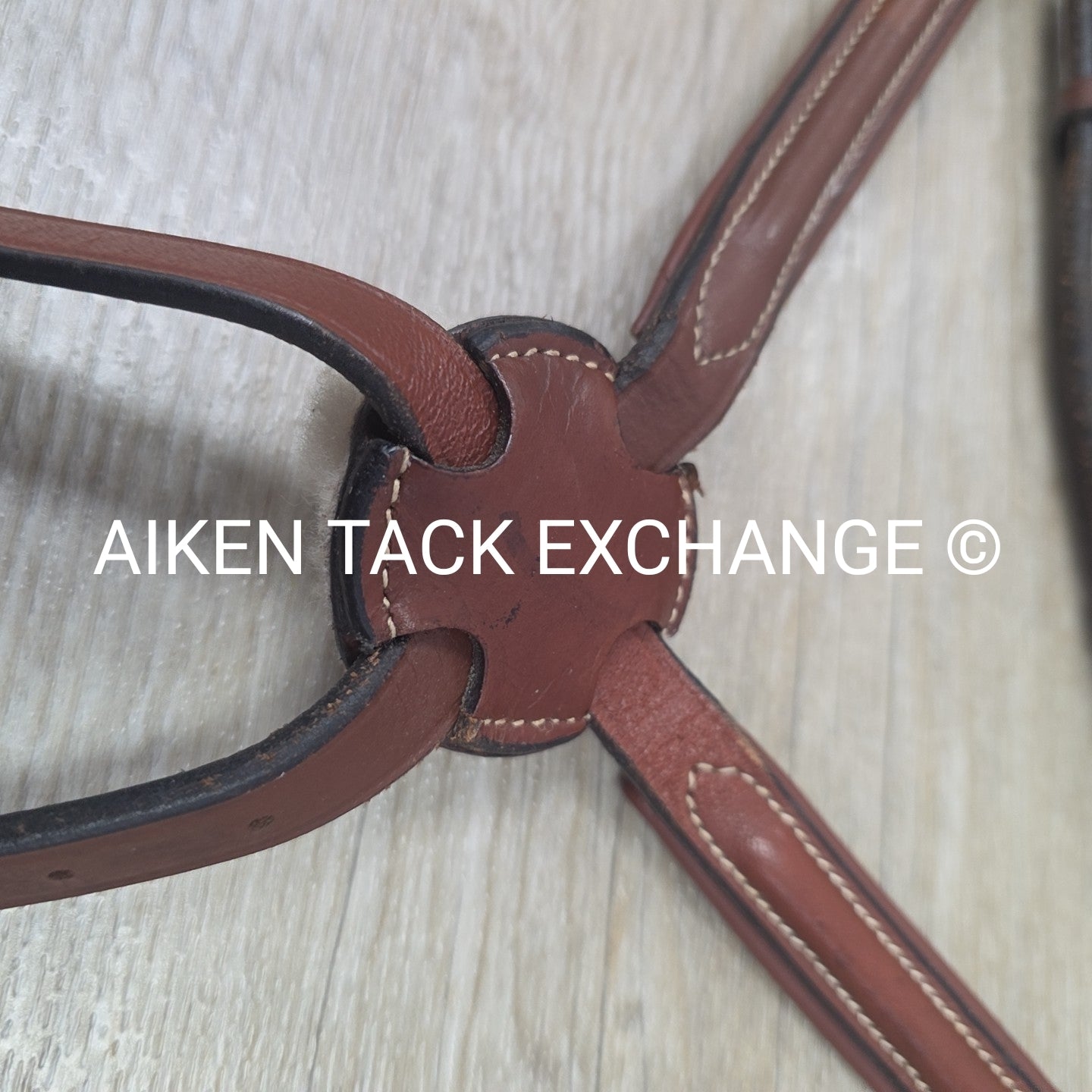 Plain Raised Figure 8 Noseband, Brown, Size Full