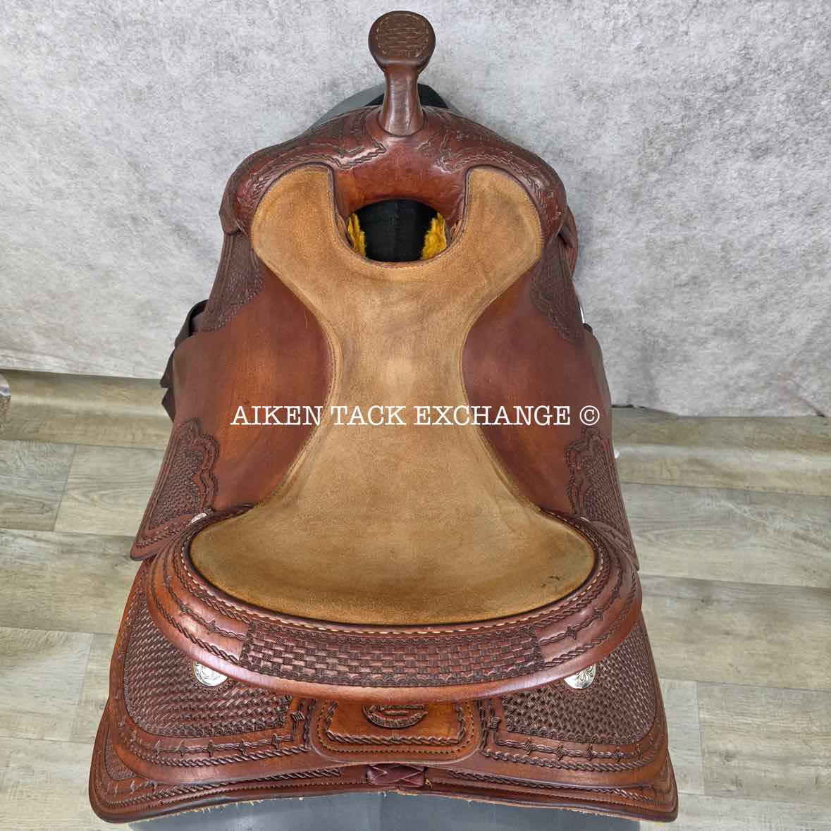 **On Trial** Jim Taylor Saddlery Xtreem Reining Western Saddle, 16" Seat, Shoulder Free Tree - Wide - Full QH Bars