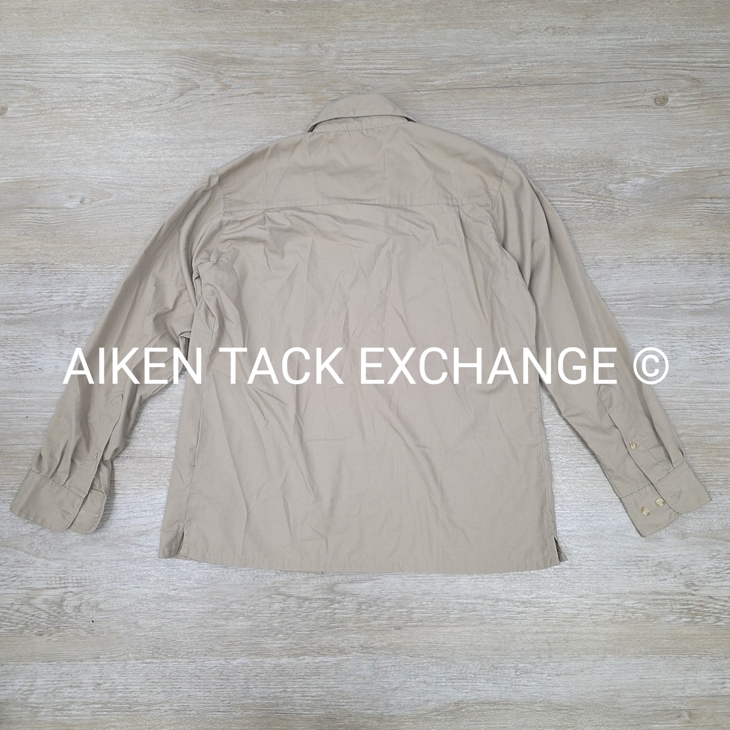 Aiken Hounds Long Sleeve Button Down Top, Size Small
