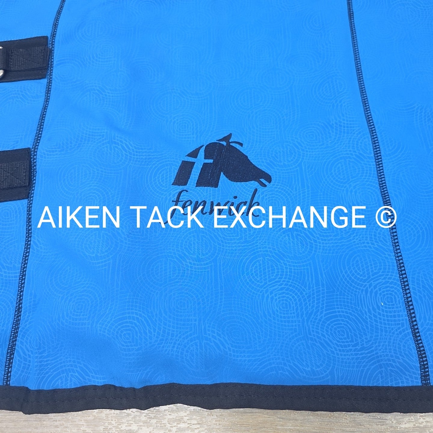 Fenwick Equestrian Softshell Therapeutic Bamboo Blanket, Blue, Size 74"