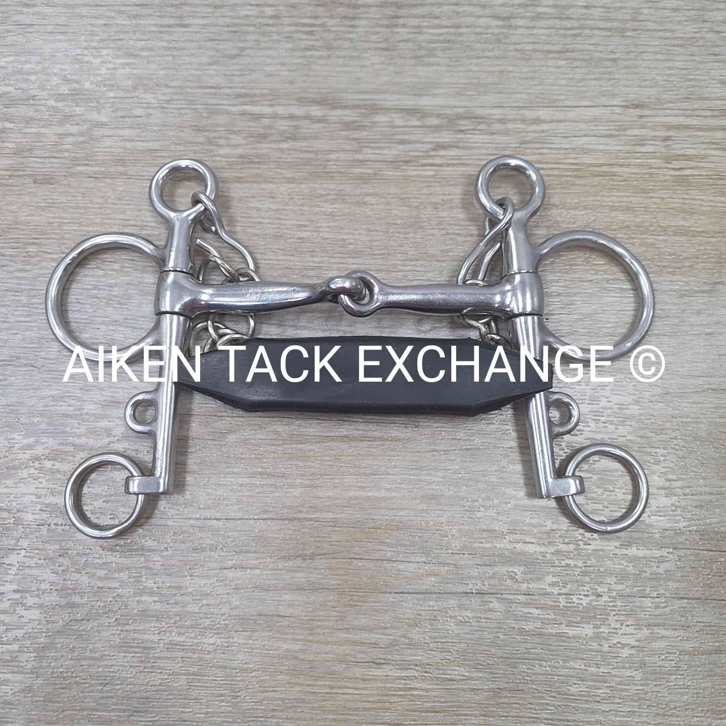 Single Joint Pelham Bit with Curb Chain Guard, 5"