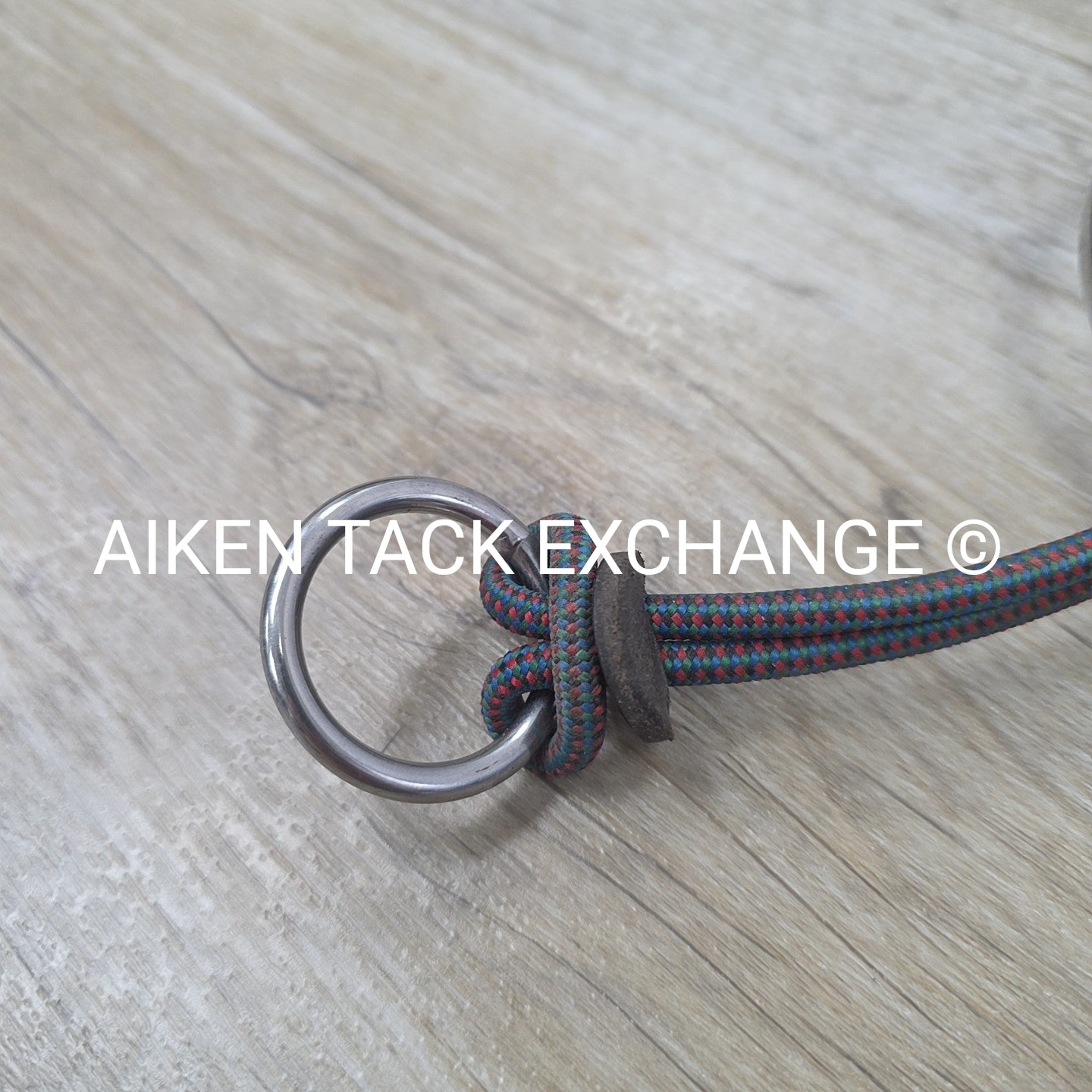 Single Joint Slow Twist Loose Ring Gag Bit 5" with Nunn Finer Rope Gag Cheeks