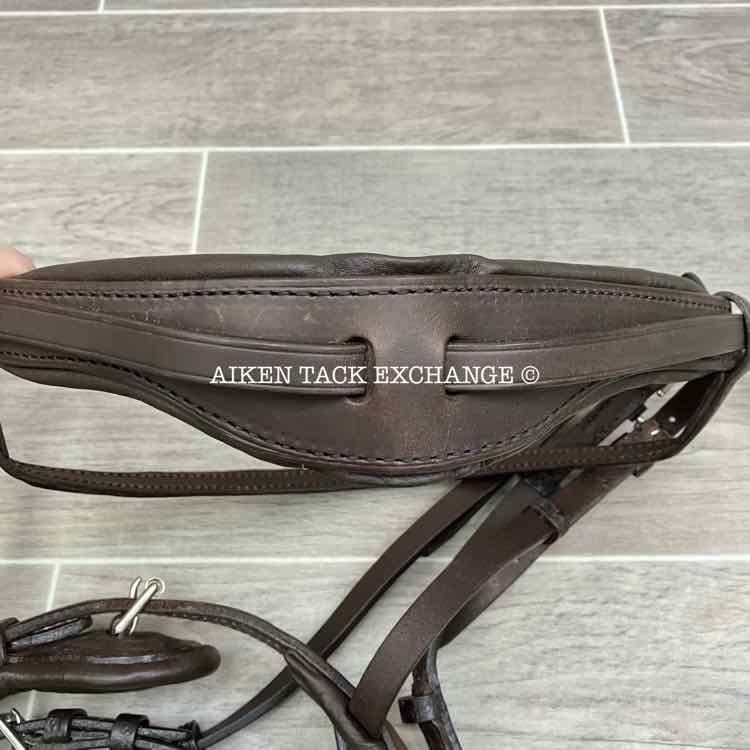 Stubben Switch 2-in-1 Snaffle & Weymouth Bridle, Brown, Size Full