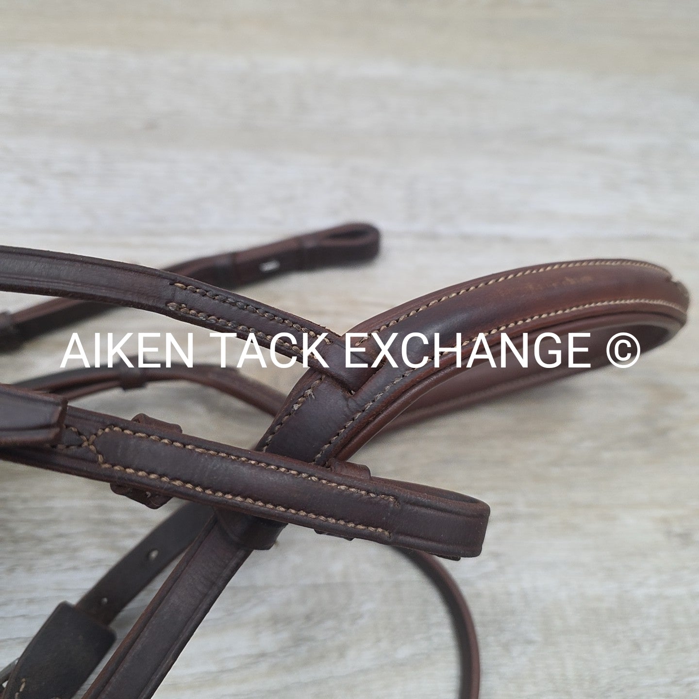 Fancy Stitched Bridle with Laced Reins, Brown, Size Full