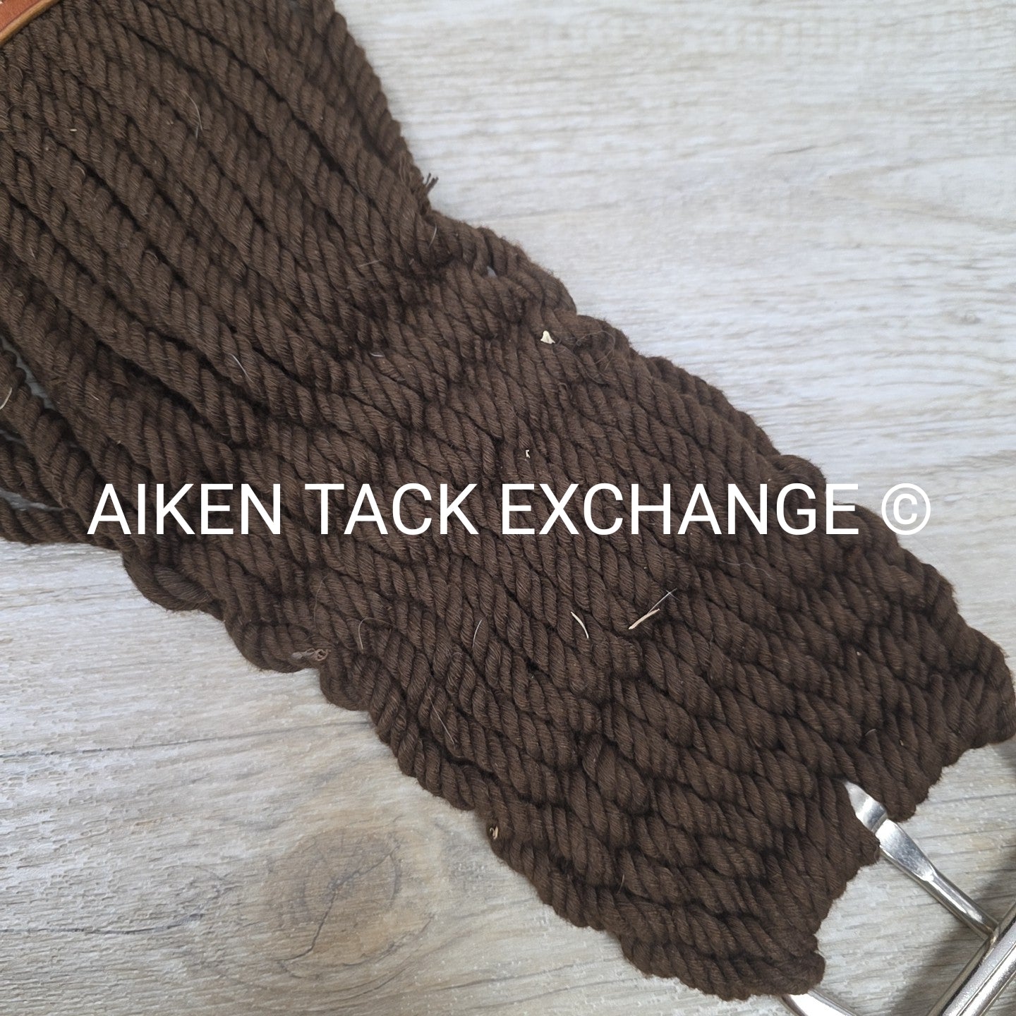 Showman Cotton Roper String Cinch, Brown, 34"