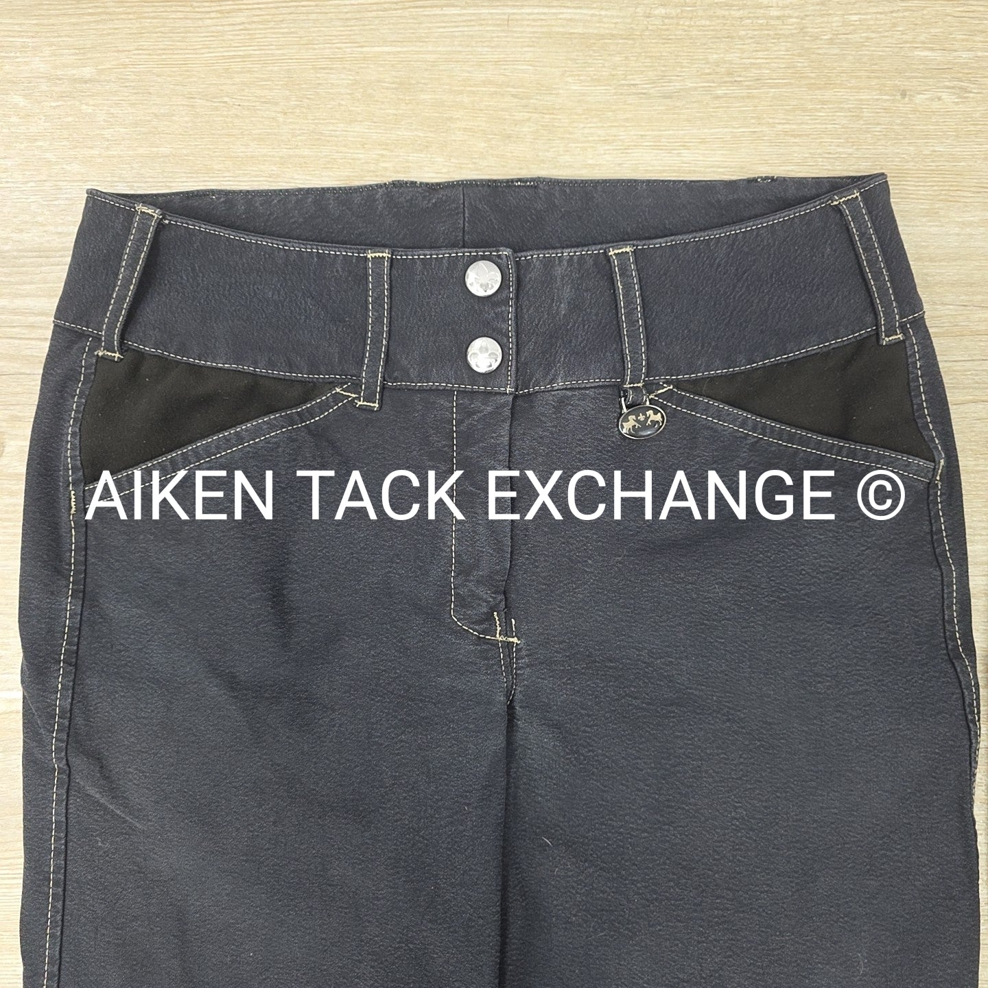 BARGAIN BUNDLE: 2 Pair Equine Couture Knee Patch Breeches, Size 28