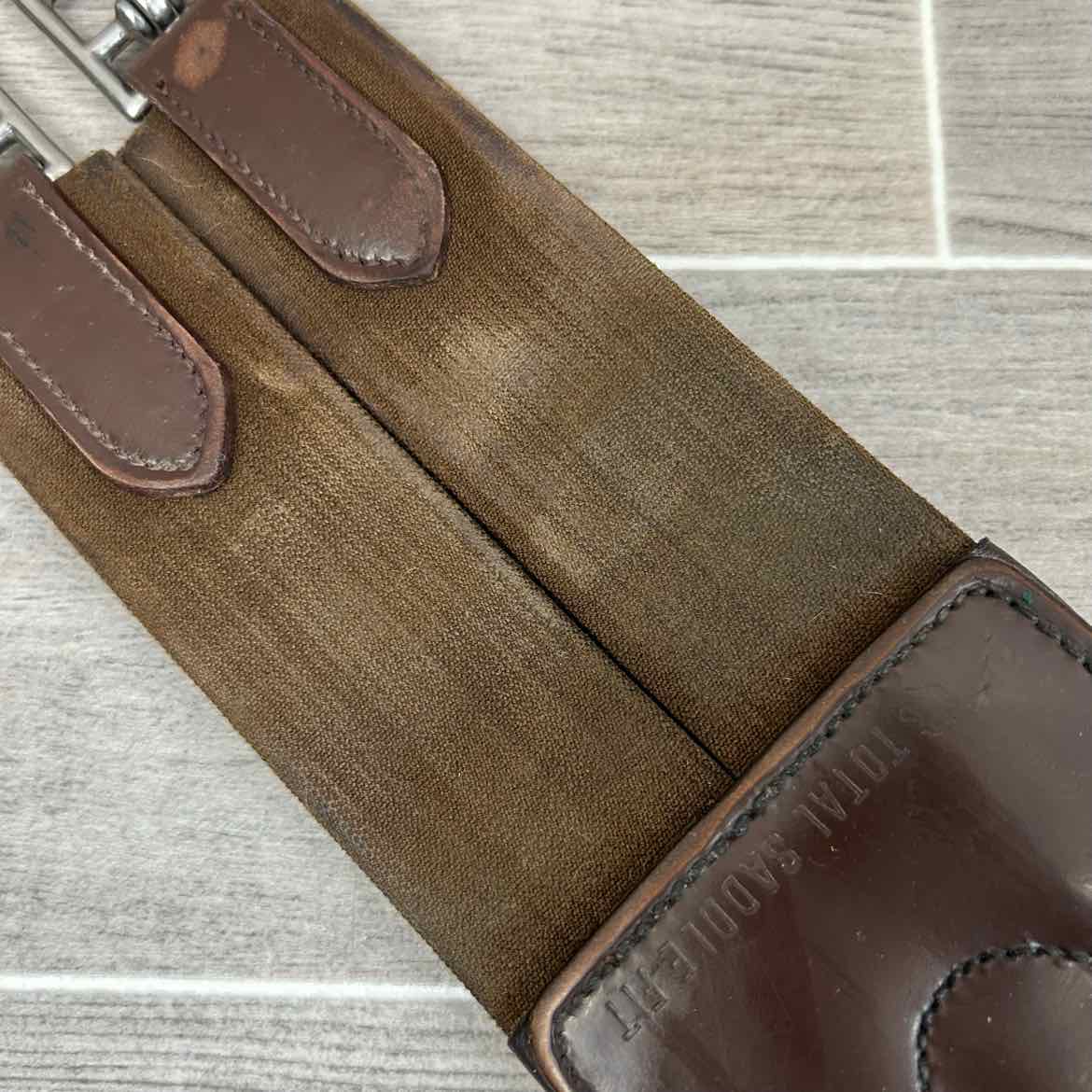 Total Saddle Fit Anatomic Shoulder RelieF Girth, Brown, 54"