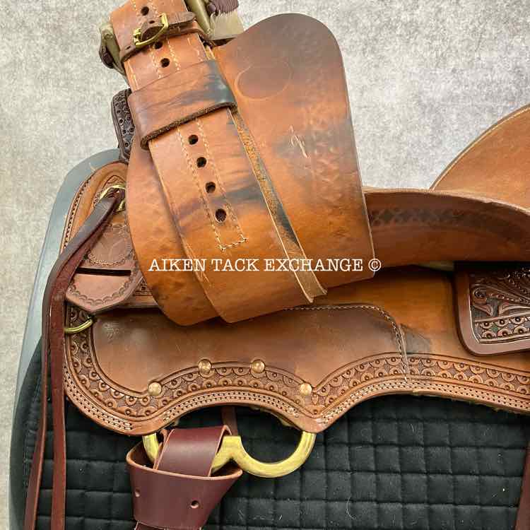 **SOLD** 2024 Circle Y 1134 Williston Wade Ranch Western Saddle, 17" Seat, Regular Tree - Semi QH Bars