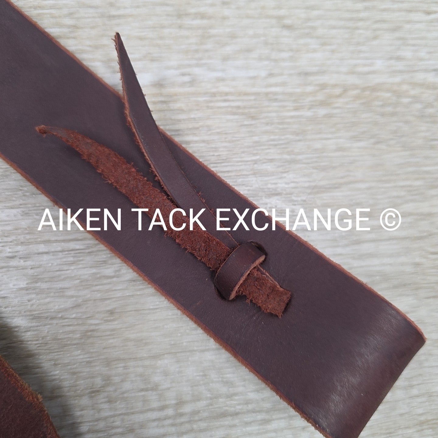 Leather Latigo Cinch Tie Strap, Brown