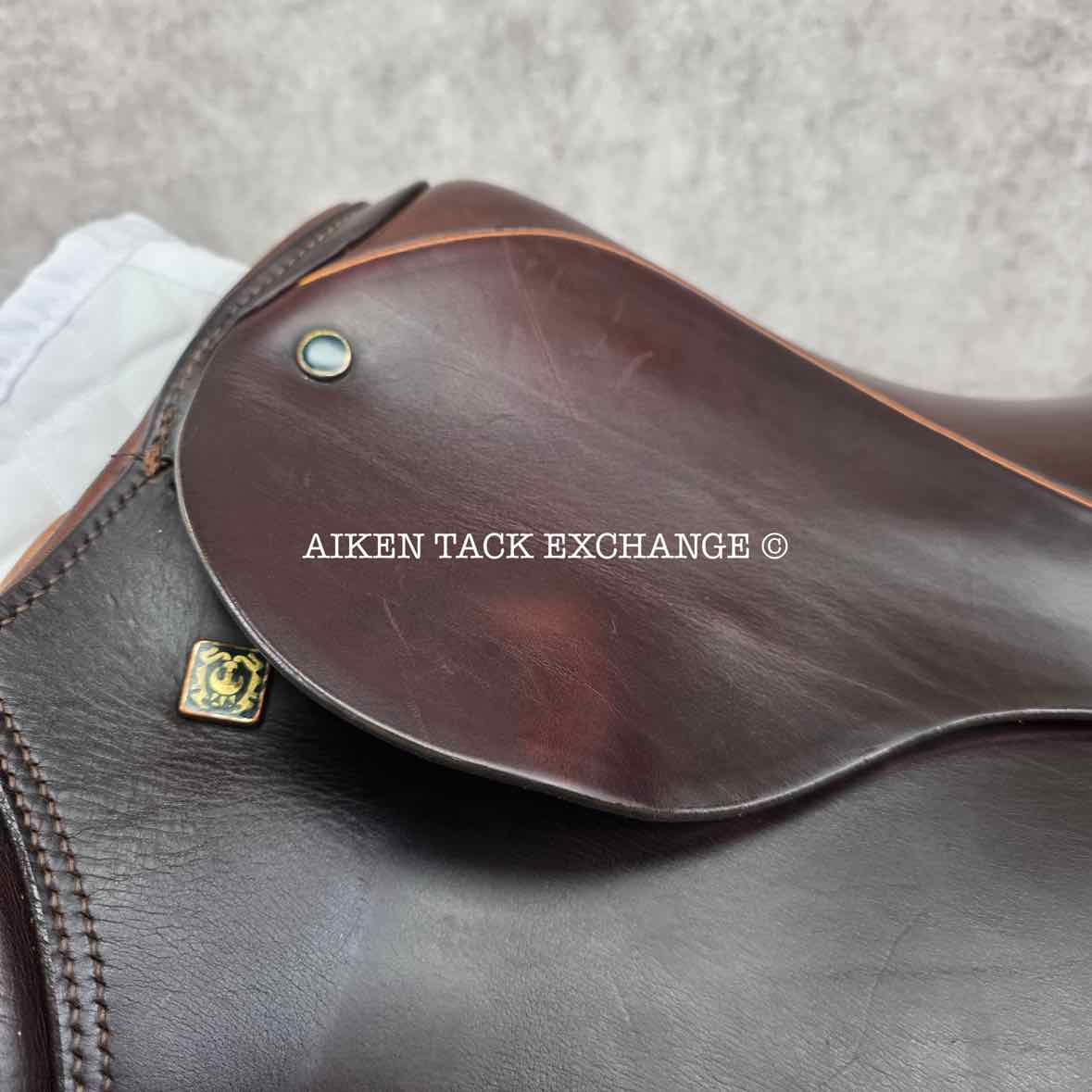 **SOLD** Stubben Siegfried Extra All Purpose Jump Saddle, 18.5" Seat, 30cm Tree - MW, Wool Flocked Panels