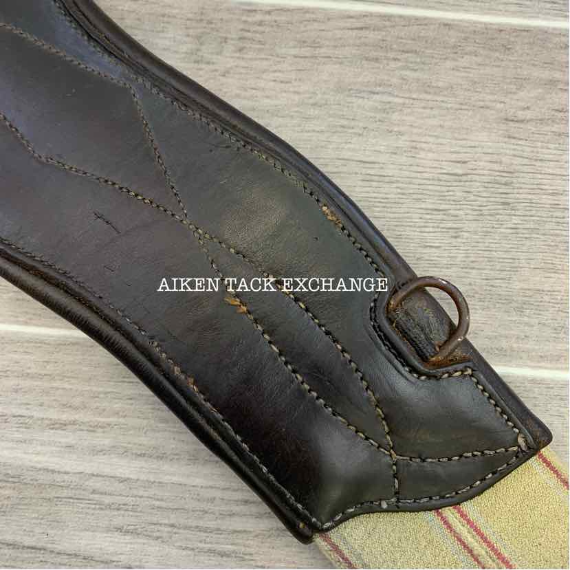 CWD Belly Guard Stud Girth with Double End Elastic, Brown, 50"