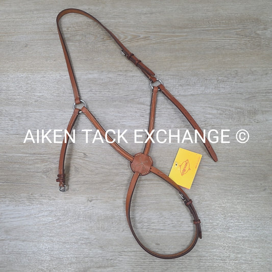 Edgewood Raised Fancy Stitched Figure 8 Noseband, Size Cob
