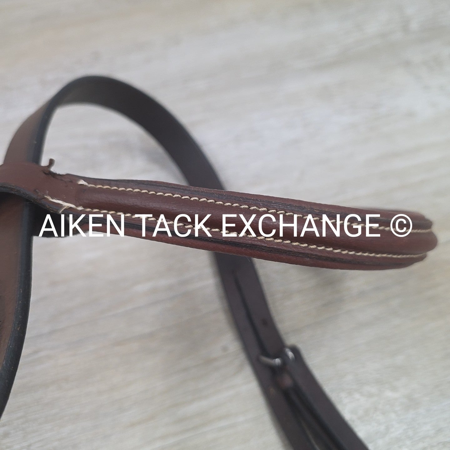 Plain Bridle, No Noseband, No Reins, Brown, Size Full