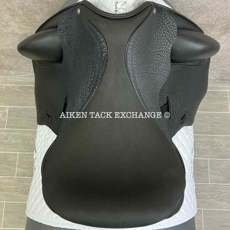 2024 Custom Saddlery Wolfgang Matrix MKII Monoflap Dressage Saddle, 17.5" Seat, Adjustable Tree, Wool Flocked Pony Panels