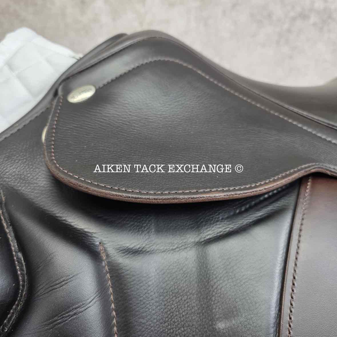 2025 Kentaur Eventer II Monoflap Jump Saddle, 17.5" Seat, Medium Wide Tree, Wool Flocked Panels