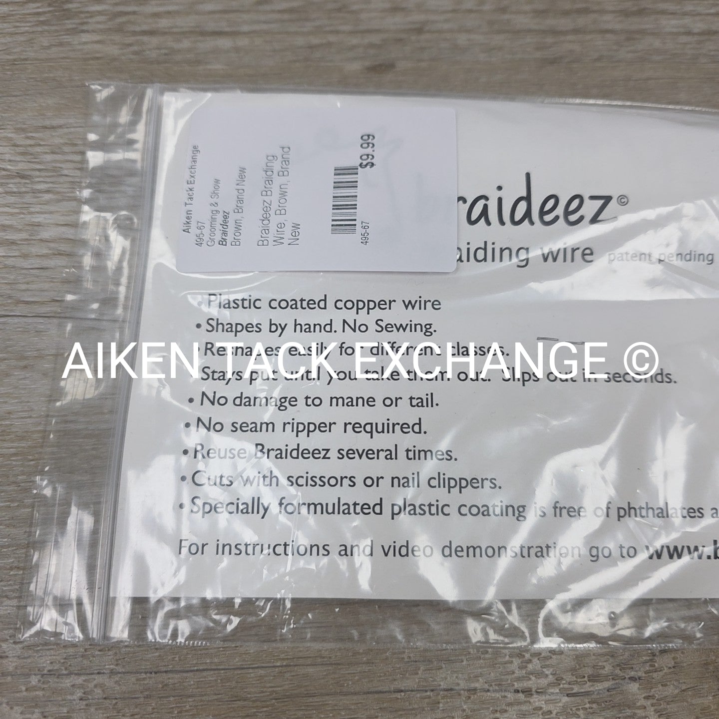 Braideez Braiding Wire, Brown, Brand New