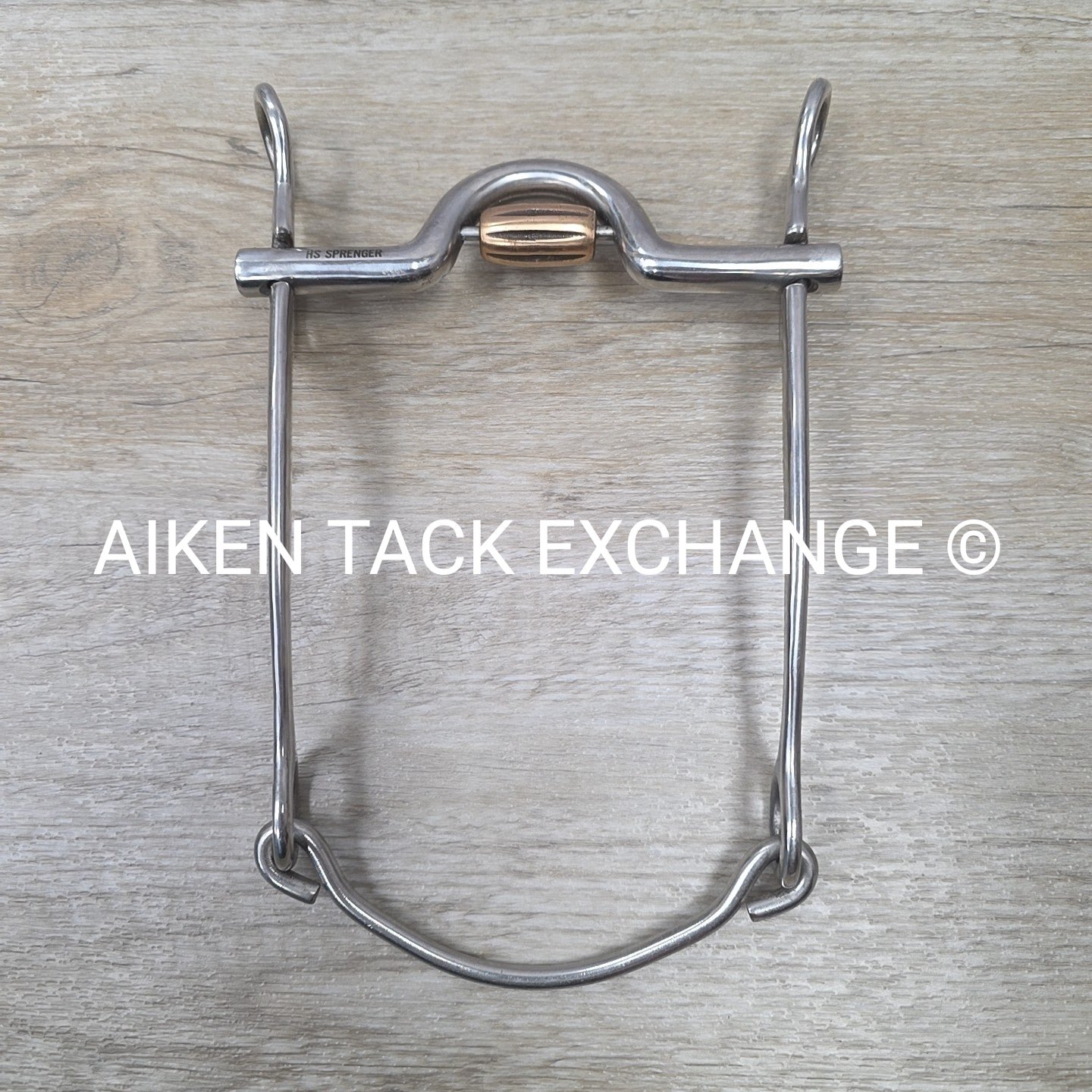 Herm Sprenger Linda Tellington Jones Copper Roller Curb Bit 5.25"