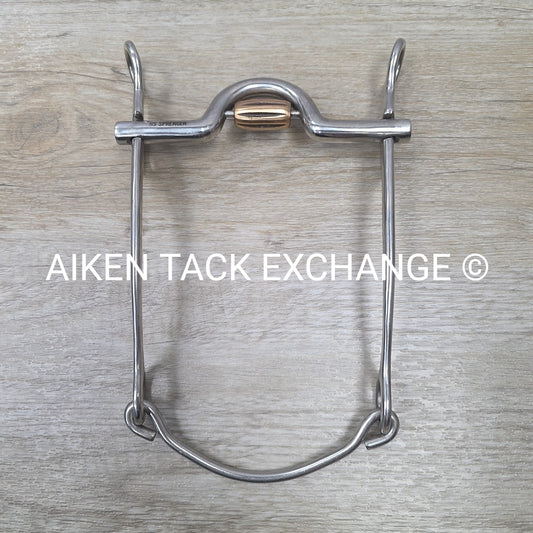 Herm Sprenger Linda Tellington Jones Copper Roller Curb Bit 5.25"