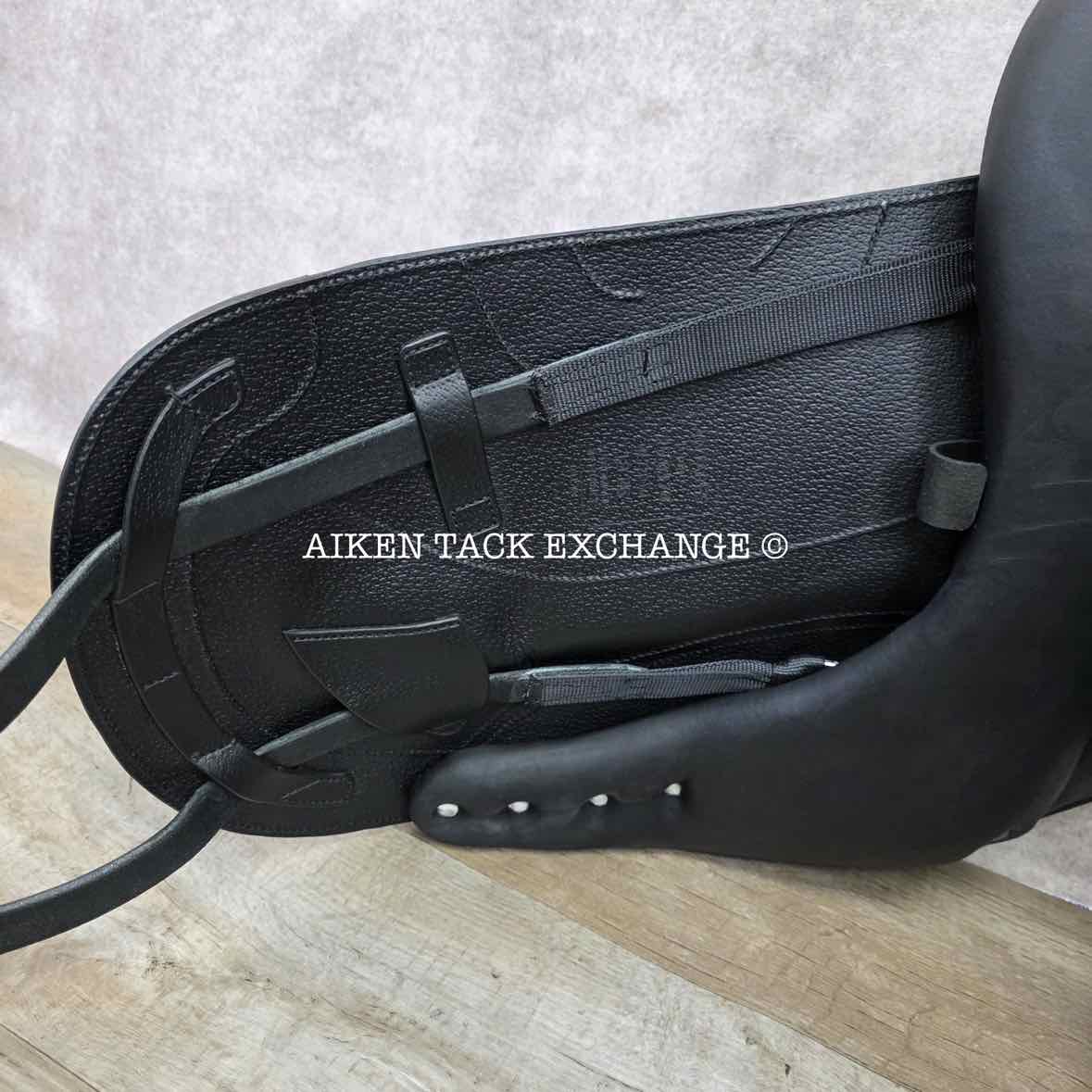 2025 Antares Tempo Monoflap Dressage Saddle, 18" Seat, 4C Flap, Medium Tree, Foam Panels, Full Buffalo Leather