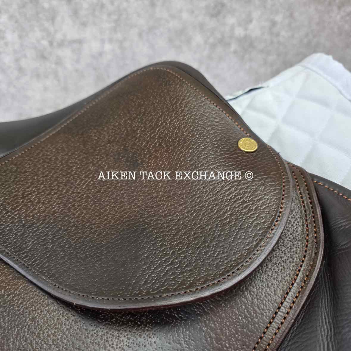 **SOLD** 2014 Bruno Delgrange Virtuose Jump Saddle, 17.5" Seat, 5X Flap, Medium Tree, Foam Panels