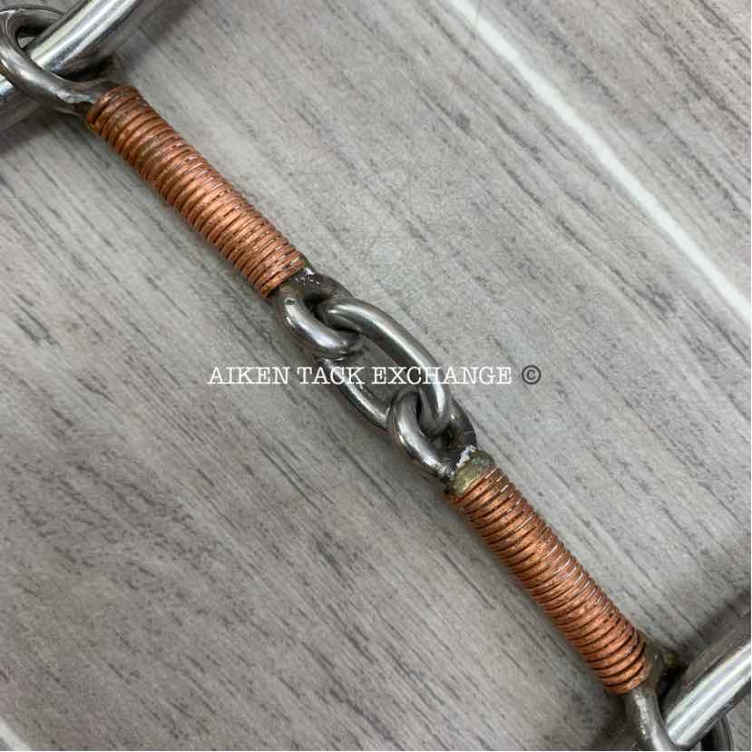 Showman Sliding Gag Double Joint Life Saver Copper Wrapped Bit 4.5"