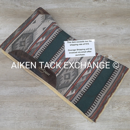 Reinsman Square Contour Trail Fleece Bottom Saddle Pad