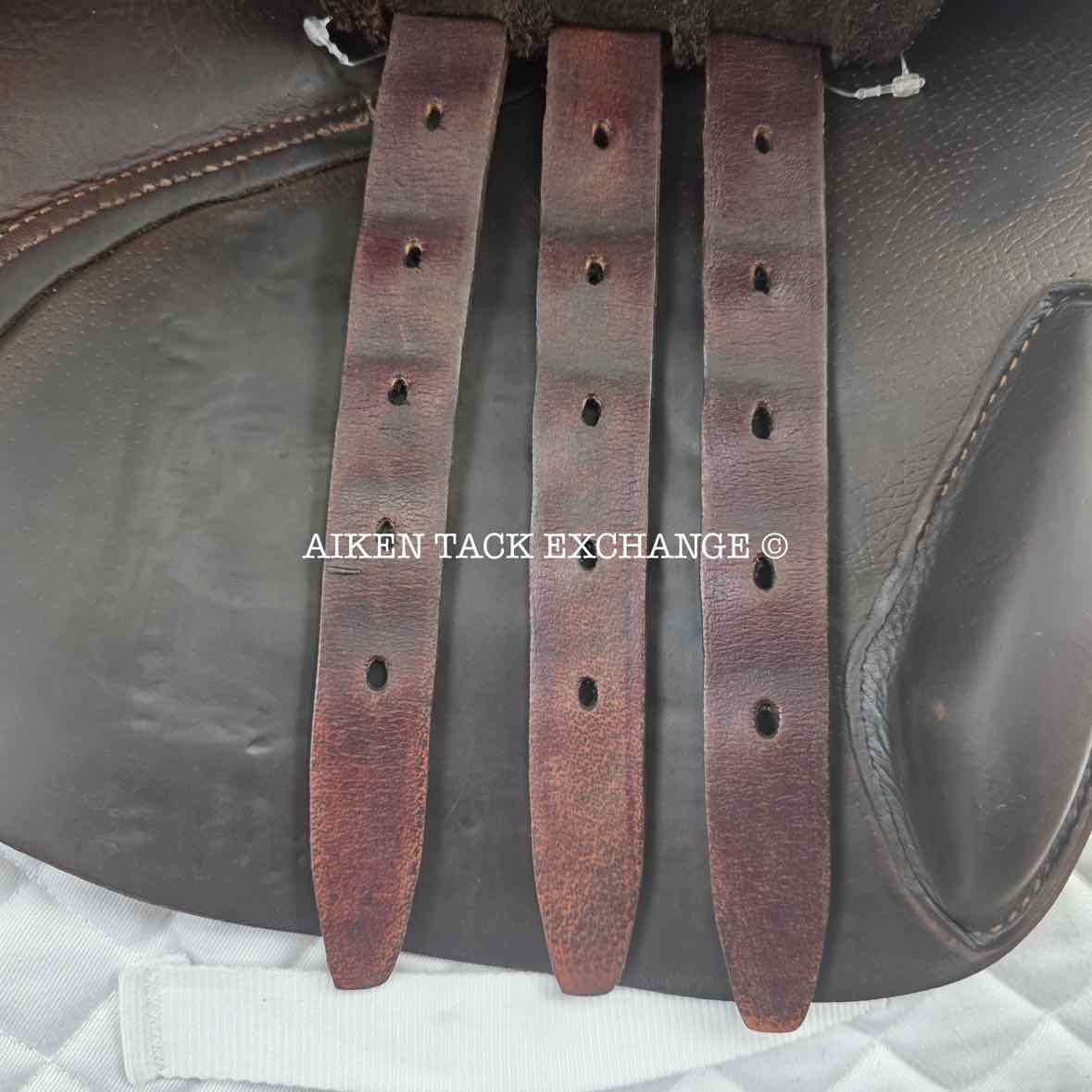 2017 Ovation San Telmo Close Contact Jump Saddle, 18" Seat, Adjustable Tree - XCH Changeable Gullet, Foam Panels