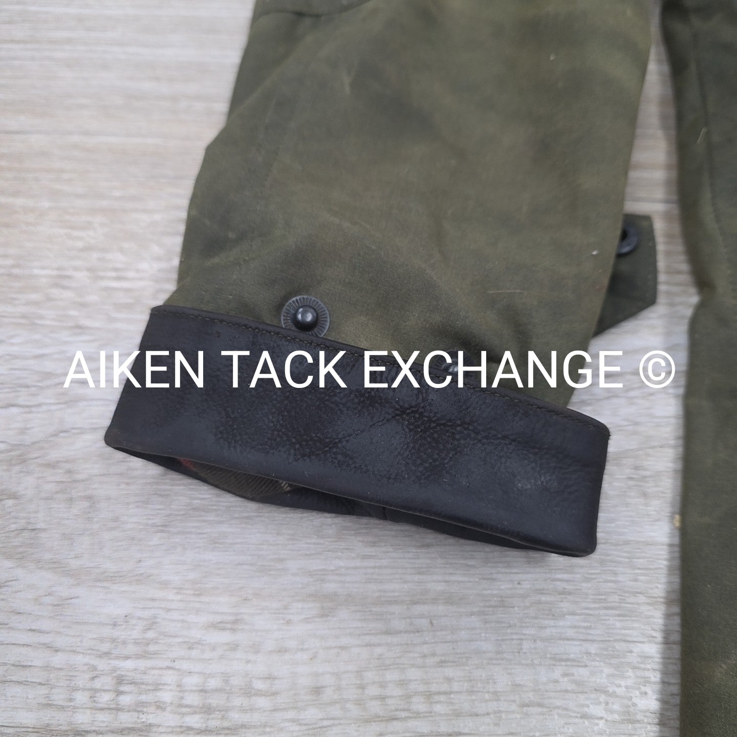 Outback Survival Gear Olive Green Waxed Trench Coat, Women's Large