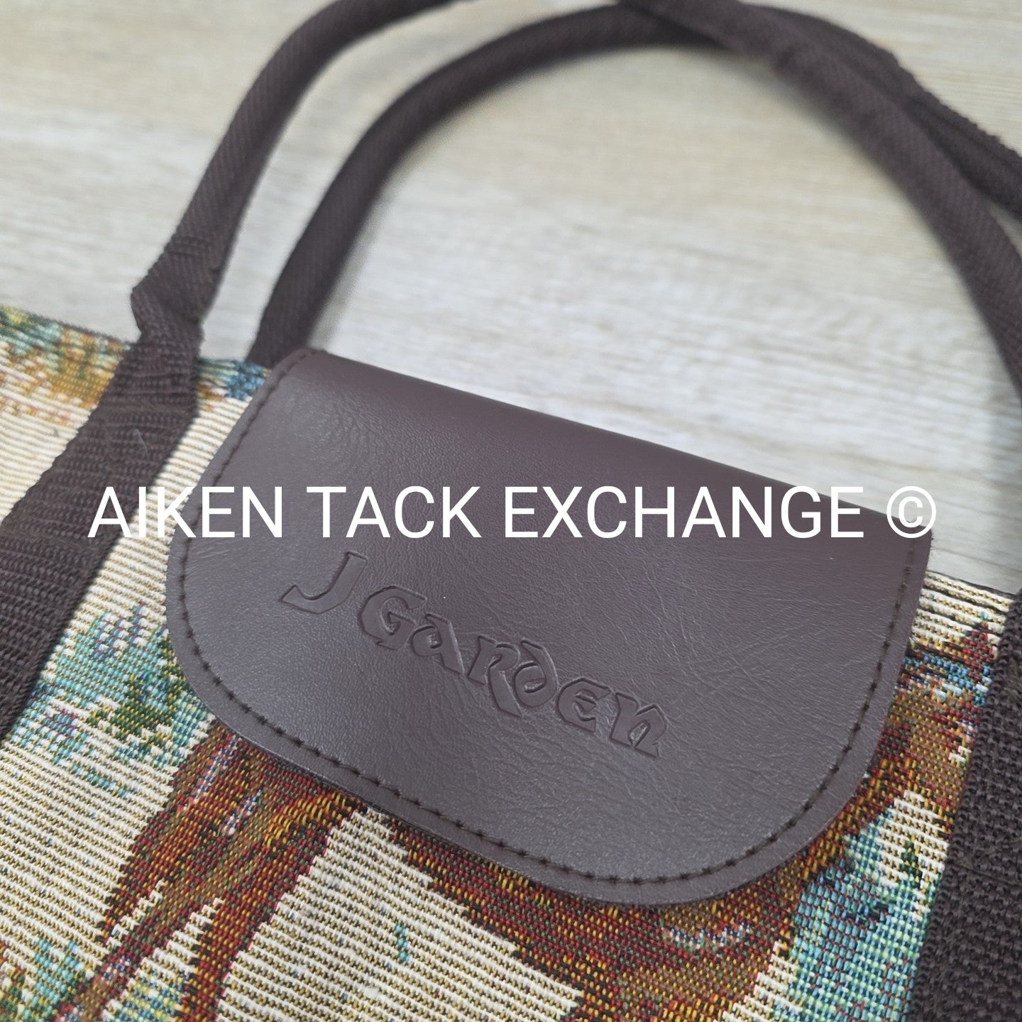 Equestrian Print Tote Bag