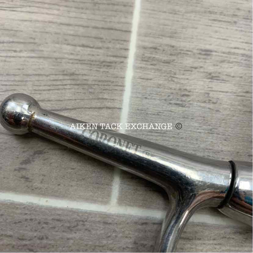 Coronet Slow Twist Single Joint Full Cheek Bit 6"
