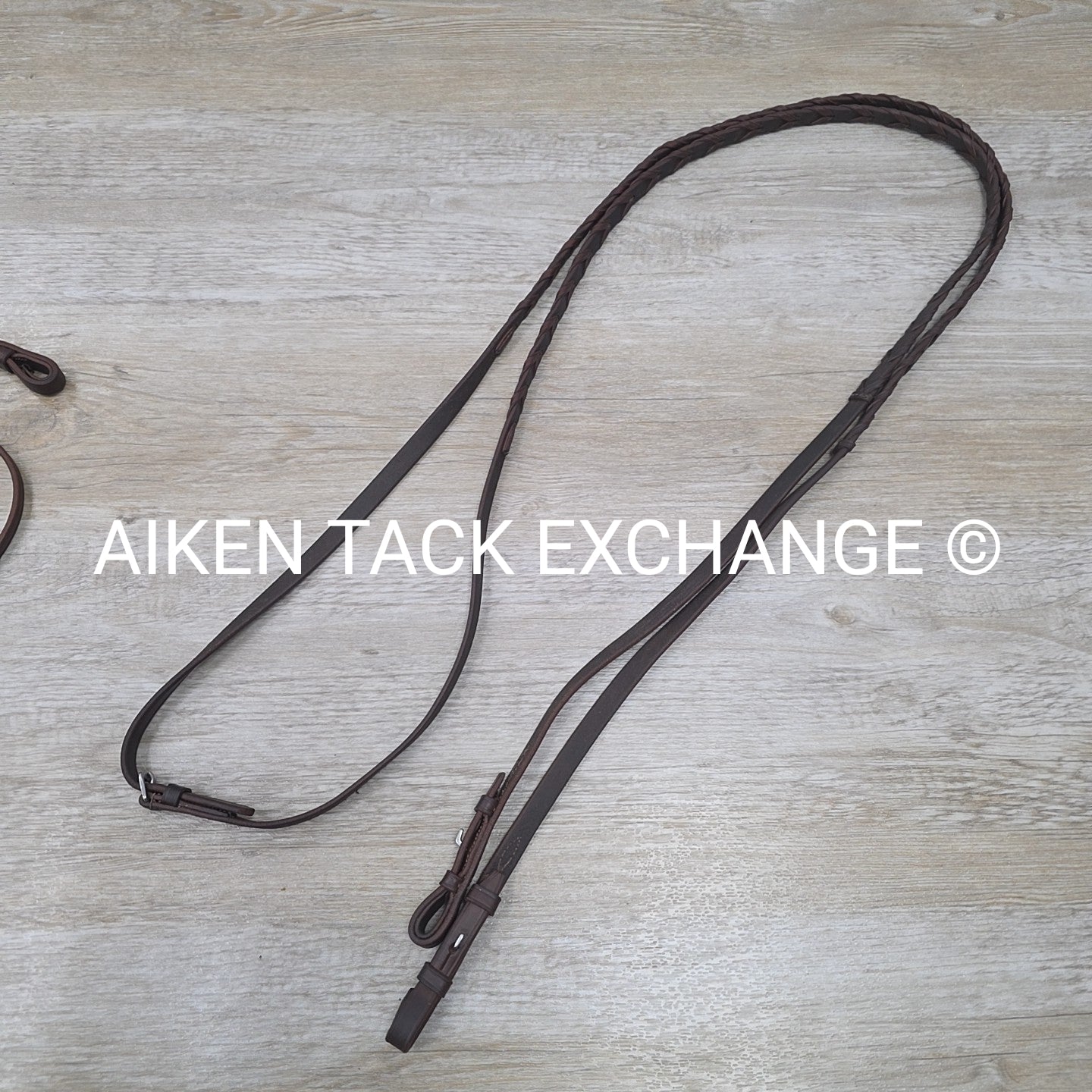 Fancy Stitched Bridle with Laced Reins, Brown, Size Full