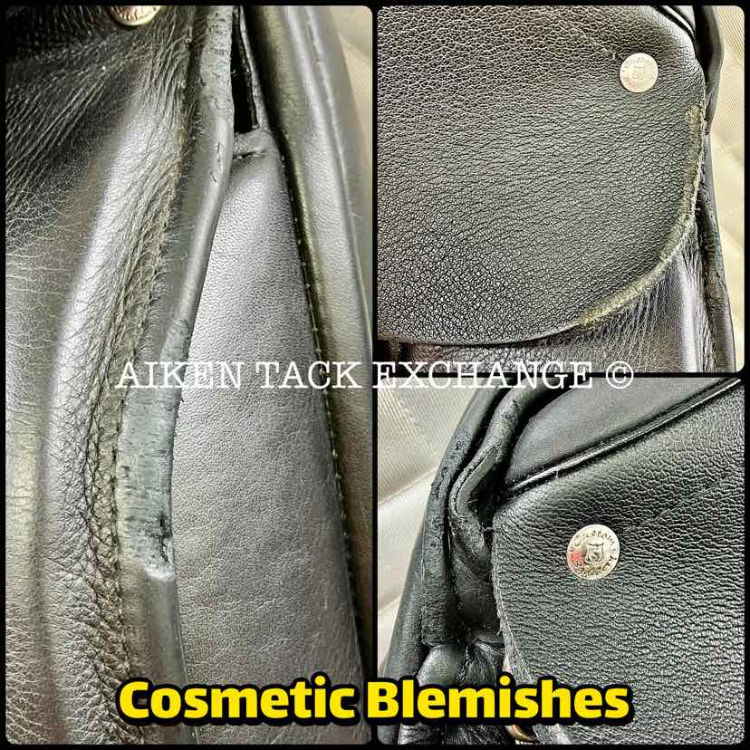 **On Trial** 2017 Custom Saddlery Advantage Monoflap Dressage Saddle, 17.5" Seat, Adjustable Tree, Wool Flocked Panels